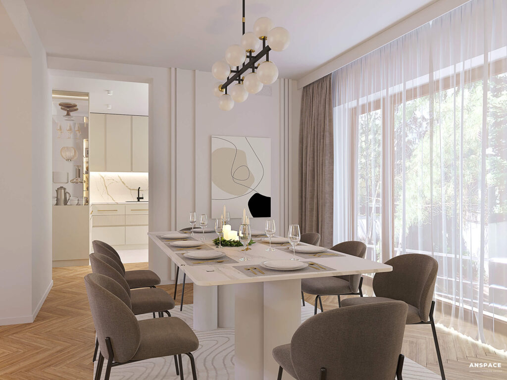 jadalnia projektowanie wnętrz Warszawa