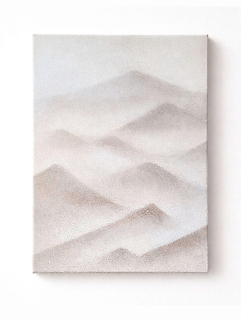 Obraz olejny ręcznie malowany na płótnie  „Beige Horizon“