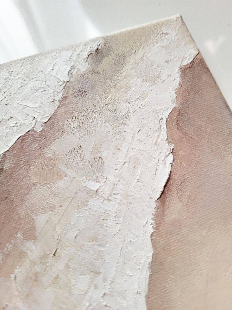 Obraz ręcznie malowany na płótnie  „Soft Shore“